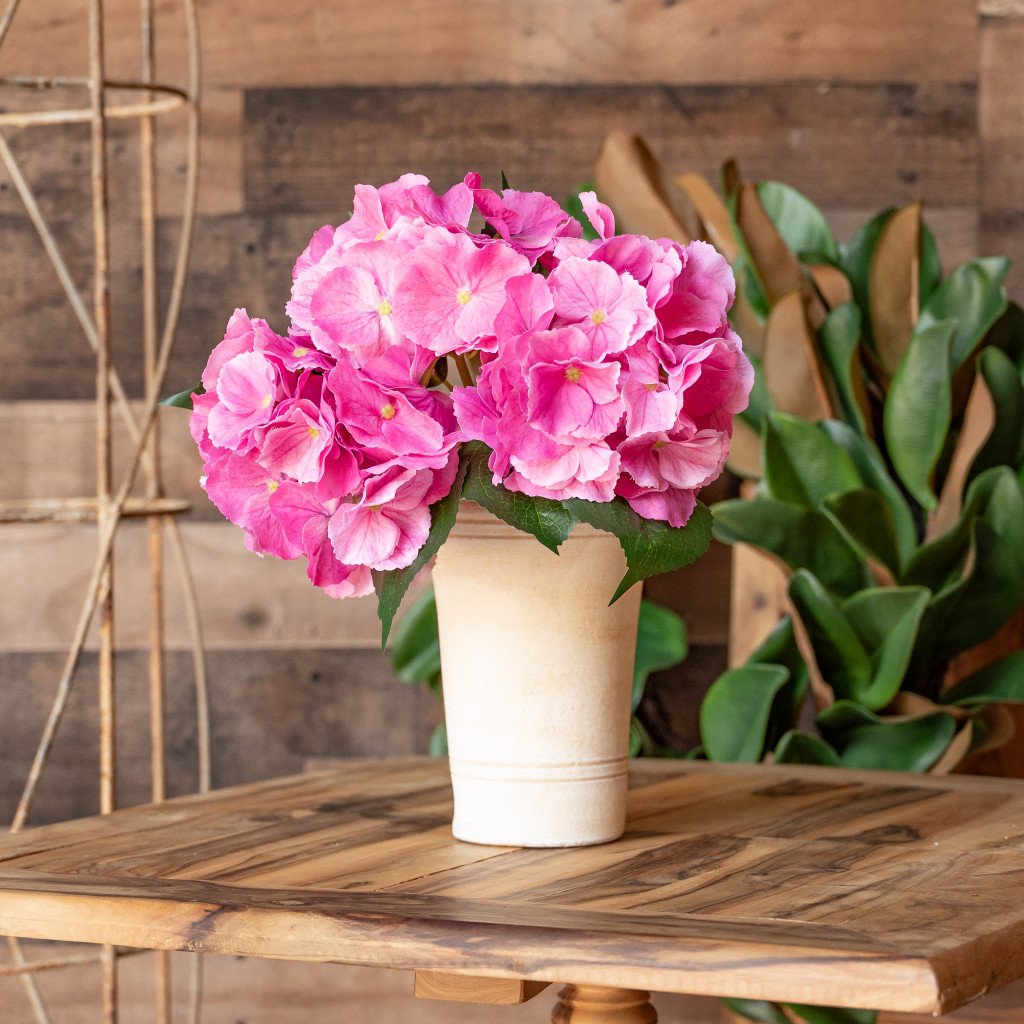 REAL TOUCH HYDRANGEA  - PINK - 14 INCH