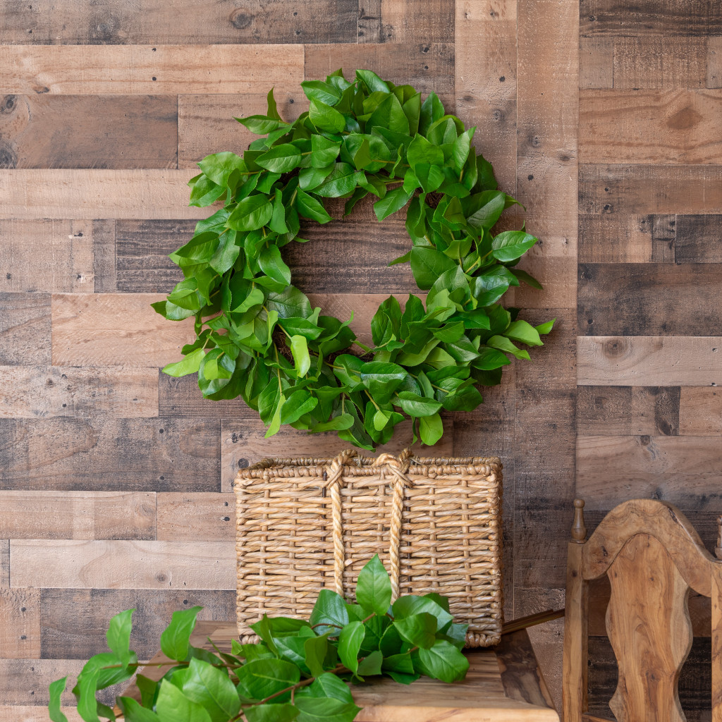 SALAL LEAF WREATH - 24 INCH
