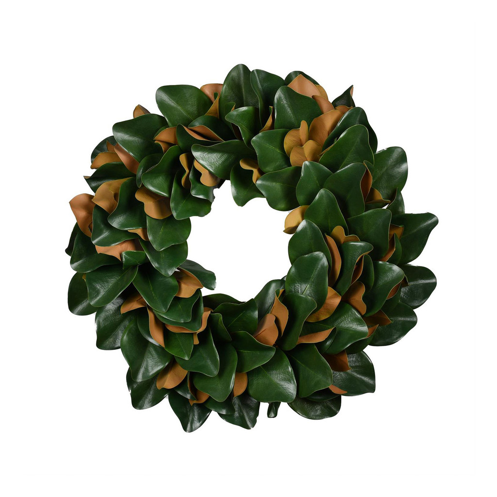 MAGNOLIA LEAF WREATH - 27 INCH