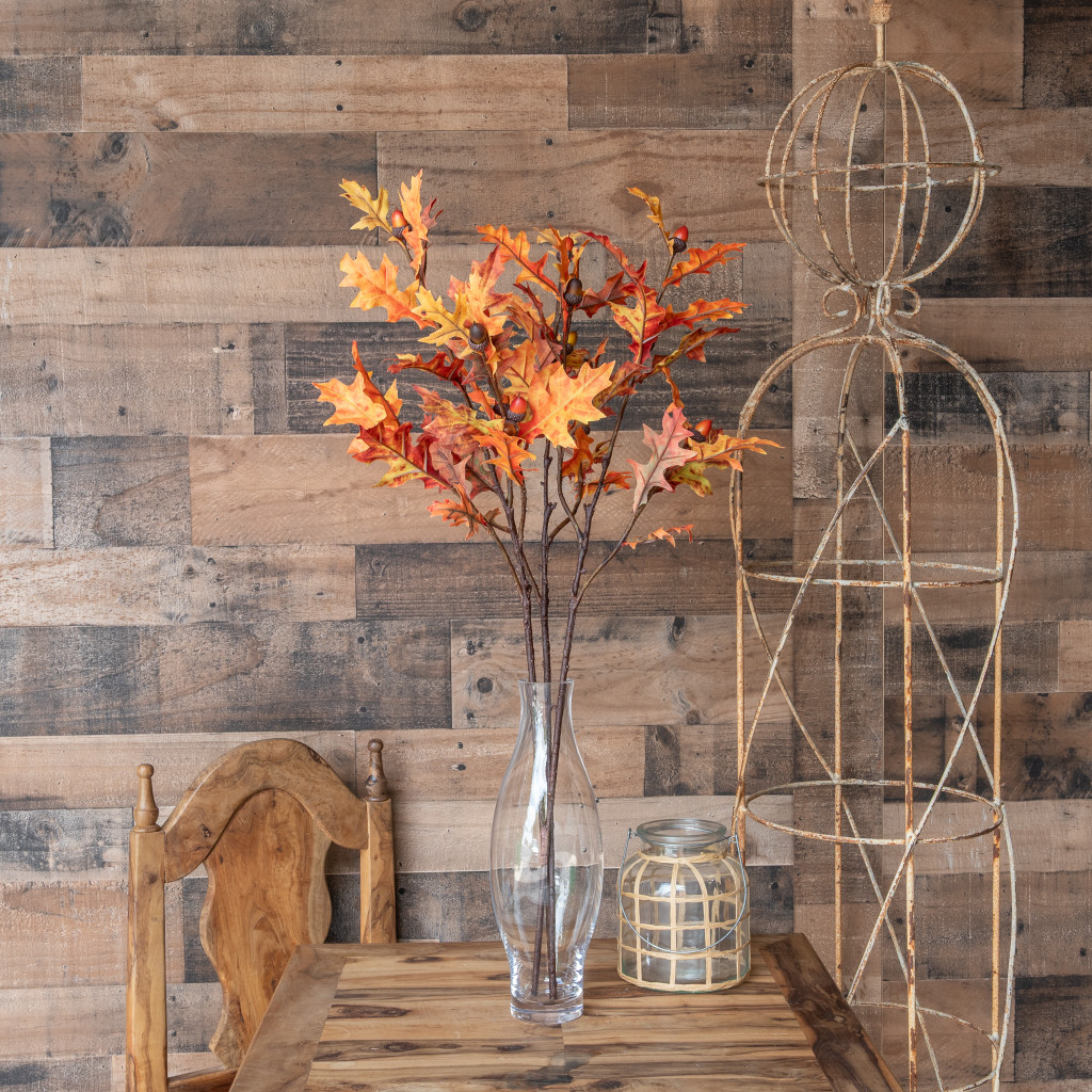 OAK LEAF AND ACORN STEM - 32 INCH