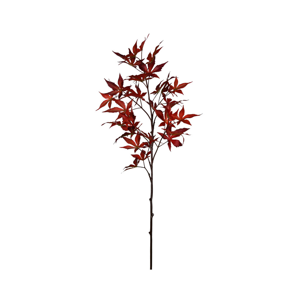 JAPANESE MAPLE LEAF BRANCH - 36 INCH - RED