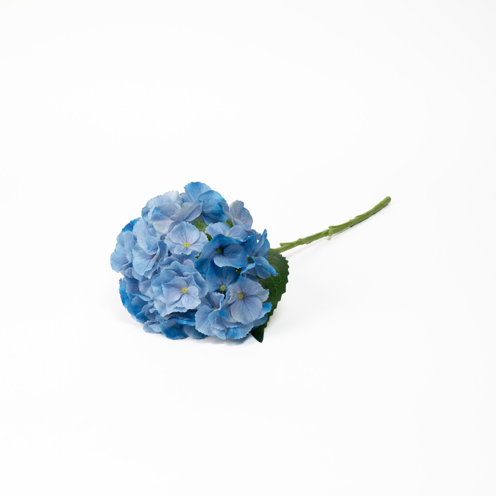 REAL TOUCH HYDRANGEA 20 INCH BLUE