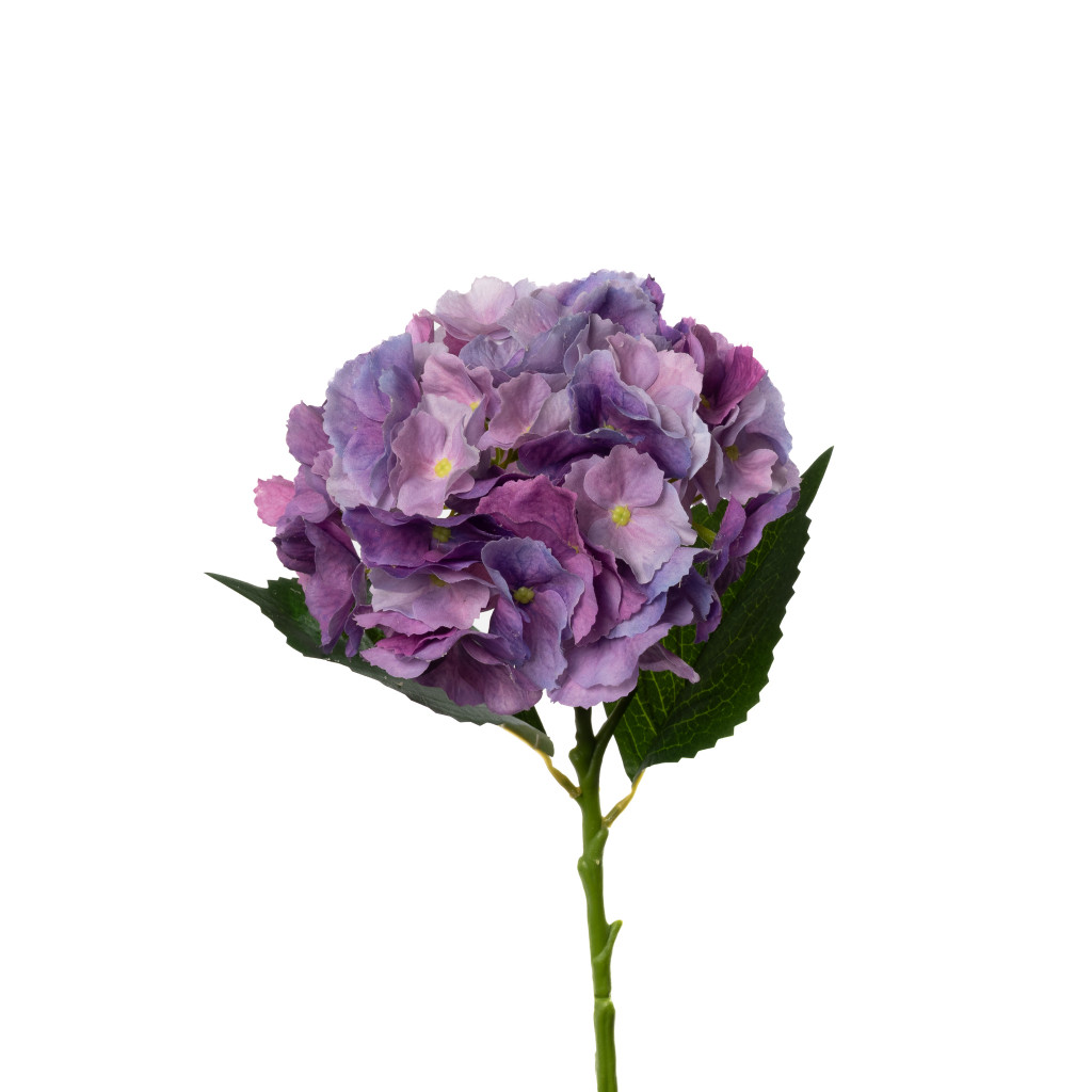 REAL TOUCH HYDRANGEA 20 INCH VIOLET