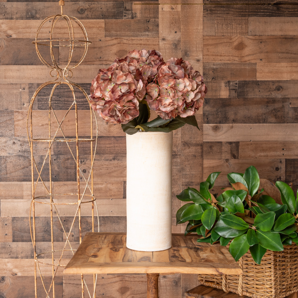 Hydrangea Real Touch Gold Honey 29 Inch