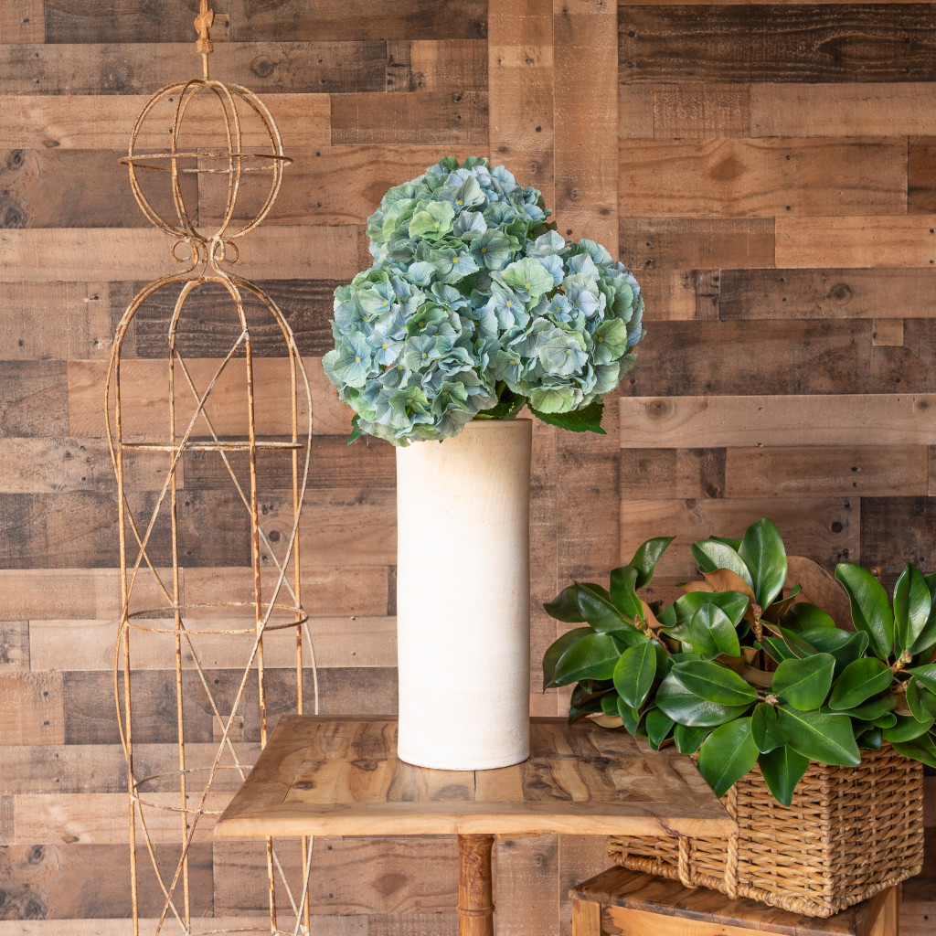 REAL TOUCH HYDRANGEA 29 INCH GREEN MIST