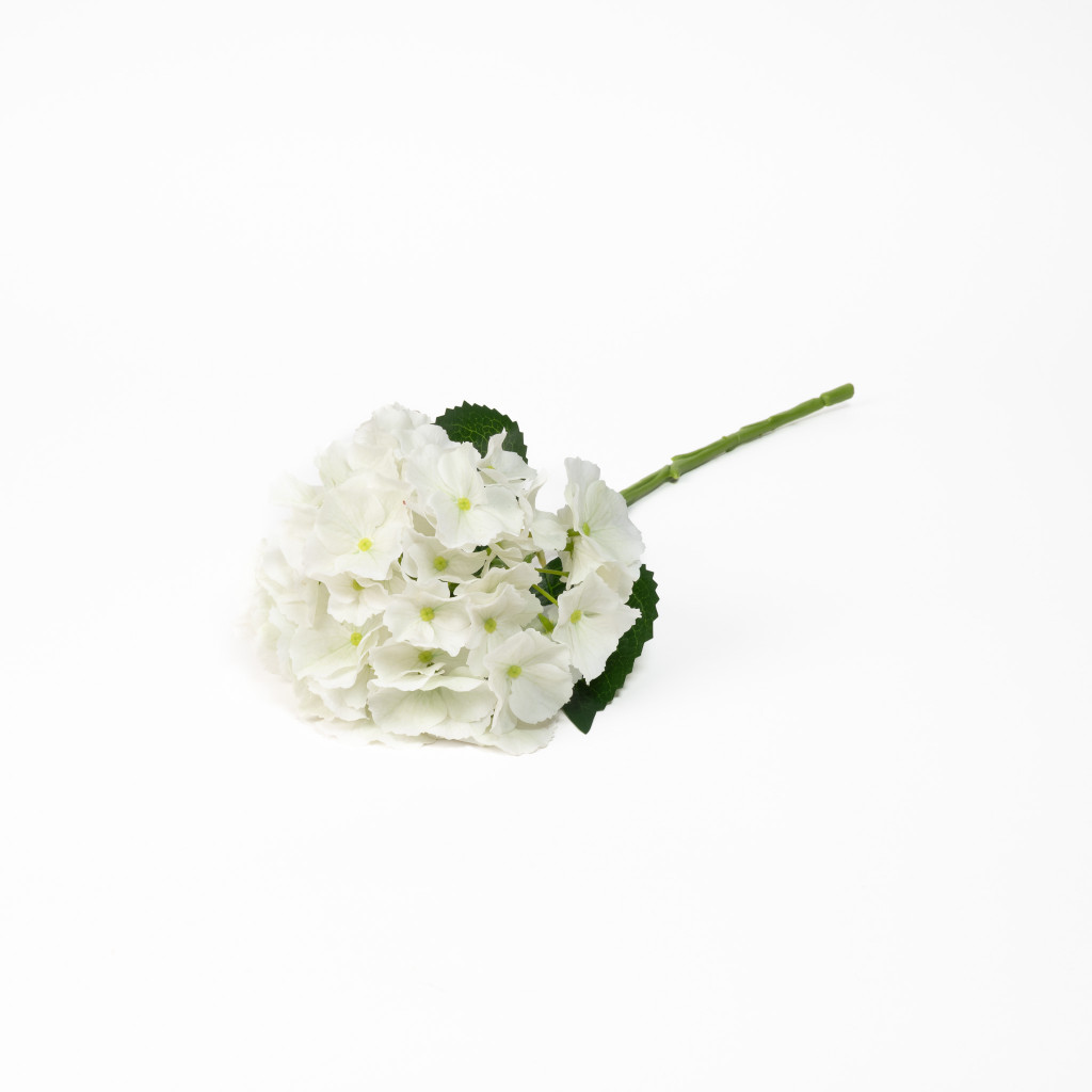REAL TOUCH HYDRANGEA 20 INCH FRESH WHITE