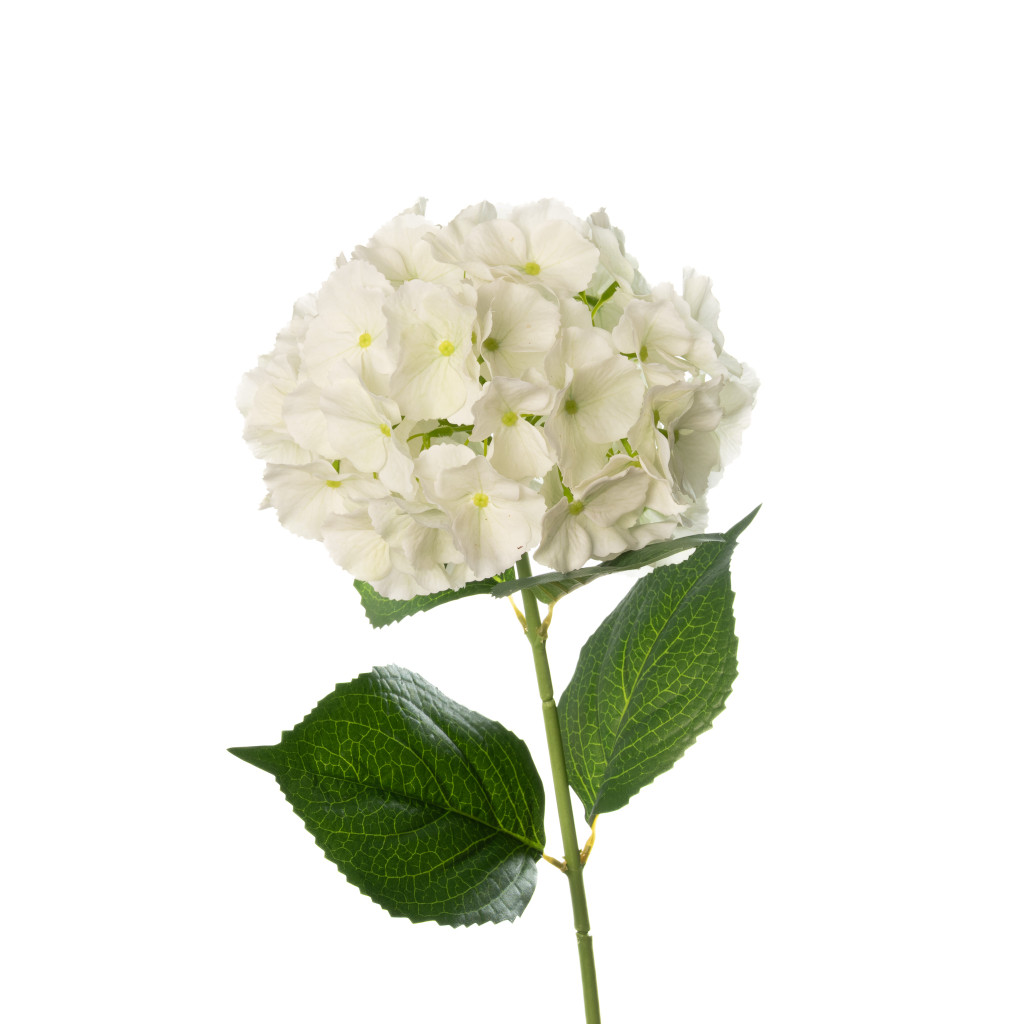 REAL TOUCH HYDRANGEA 29 INCH FRESH WHITE