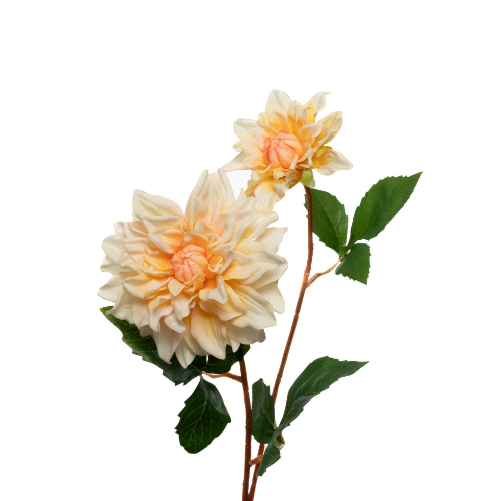 REAL TOUCH  DAHLIA 24 INCH YELLOW FLOWERS