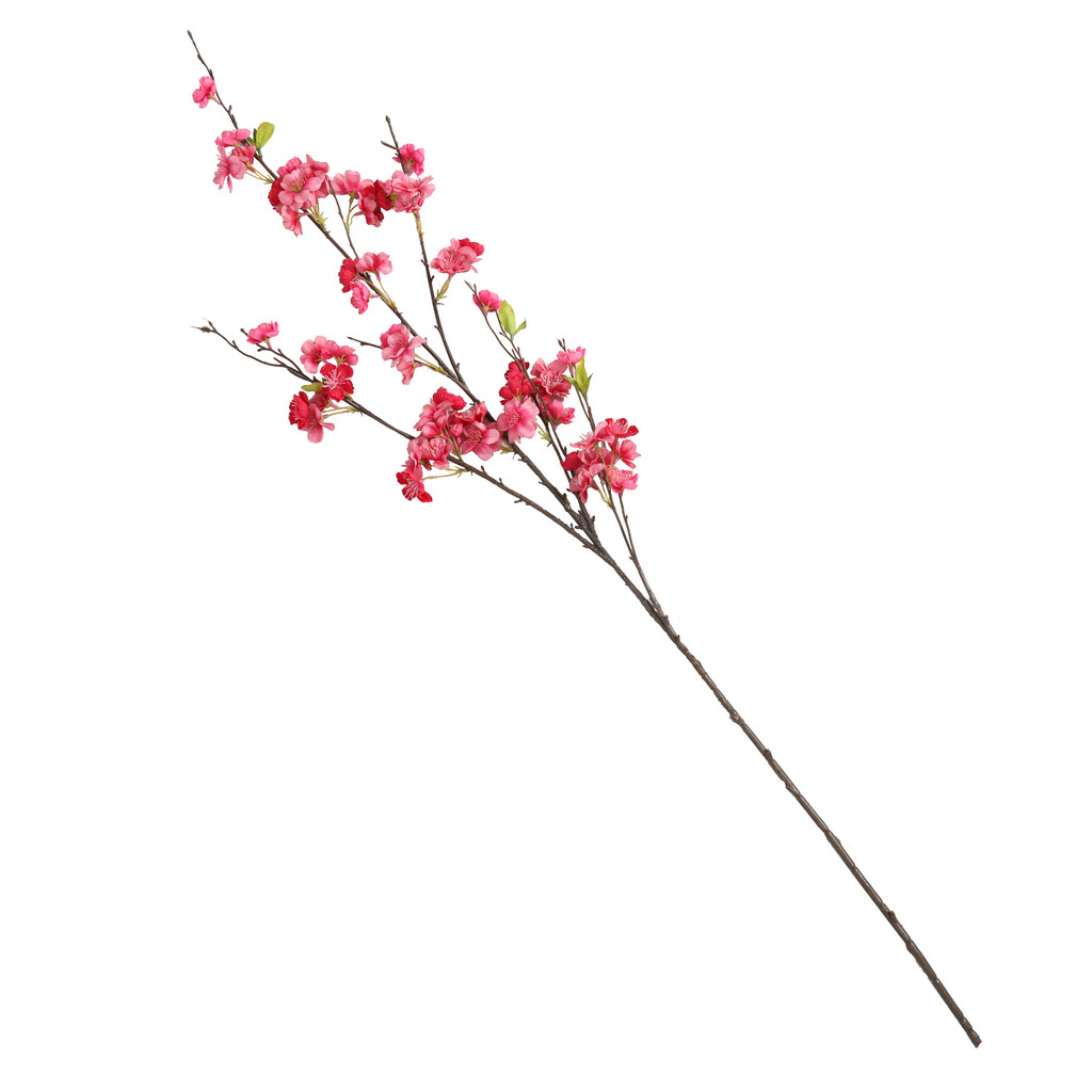 CHERRY BLOSSOM BRANCH DARK PINK -  52 INCH