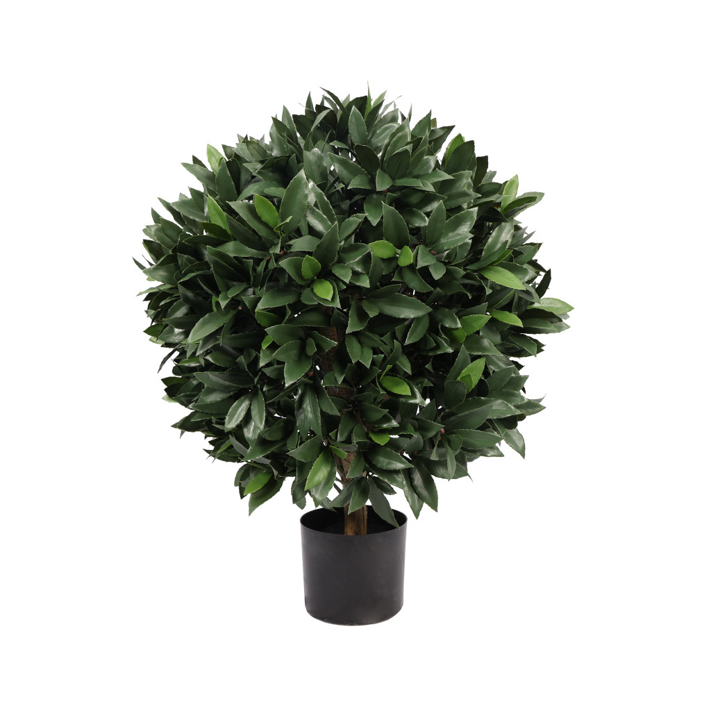 EVERLUX BAY LAUREL BALL UV TOPIARY - 34 INCH