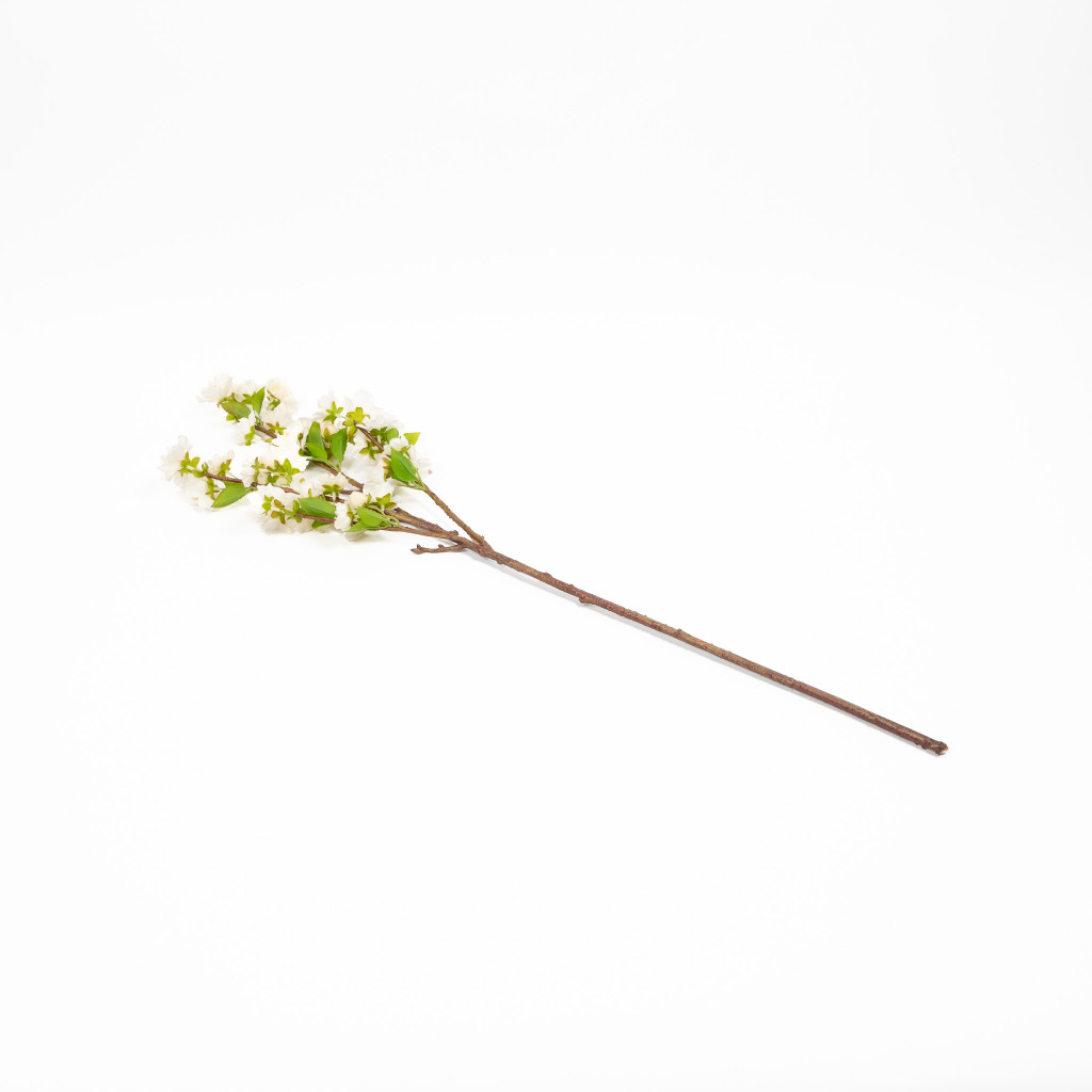 CHERRY BLOSSOM BRANCH - WHITE - 30 INCH