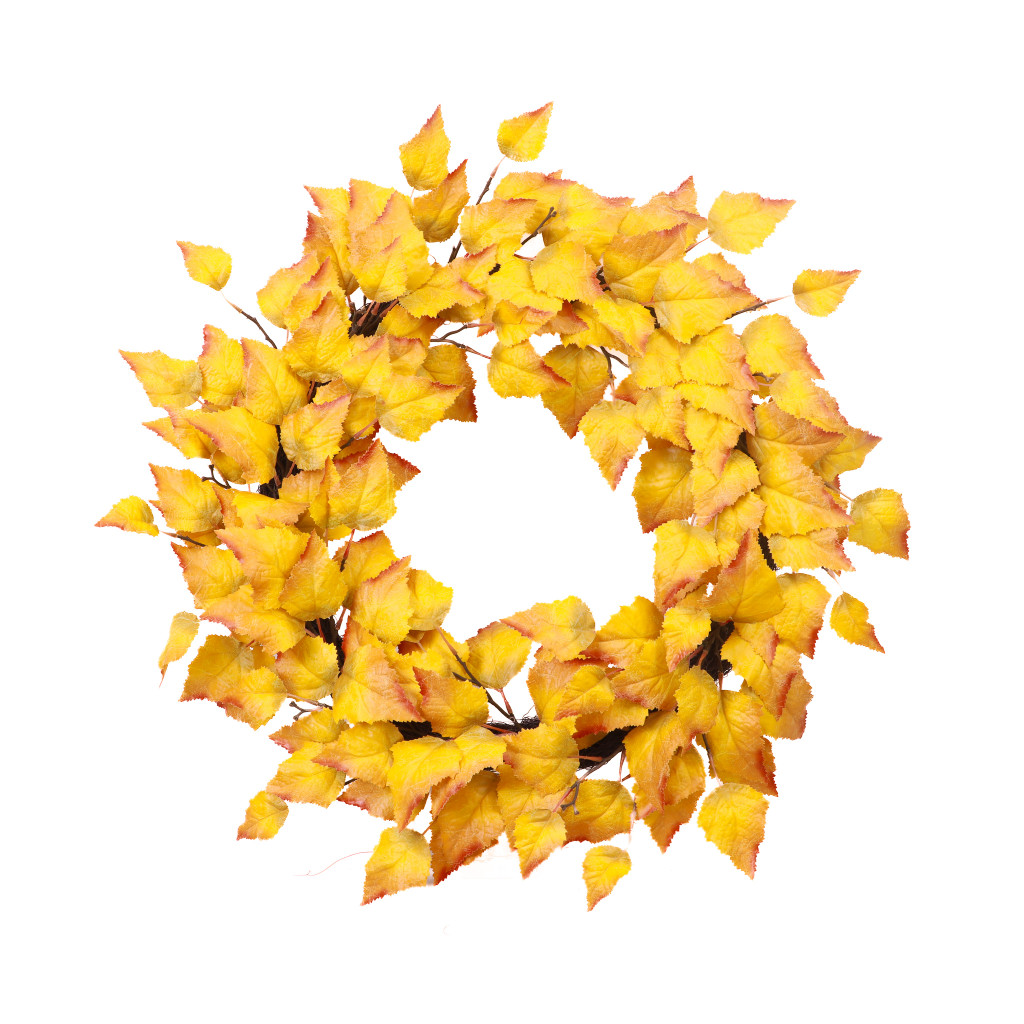 ASPEN LEAF WREATH - 24 INCH