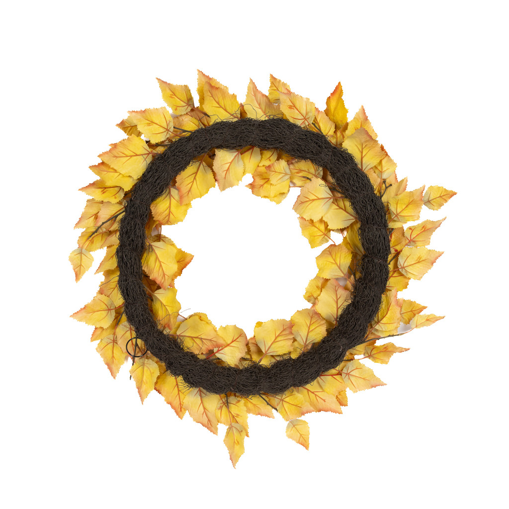 ASPEN LEAF WREATH - 24 INCH