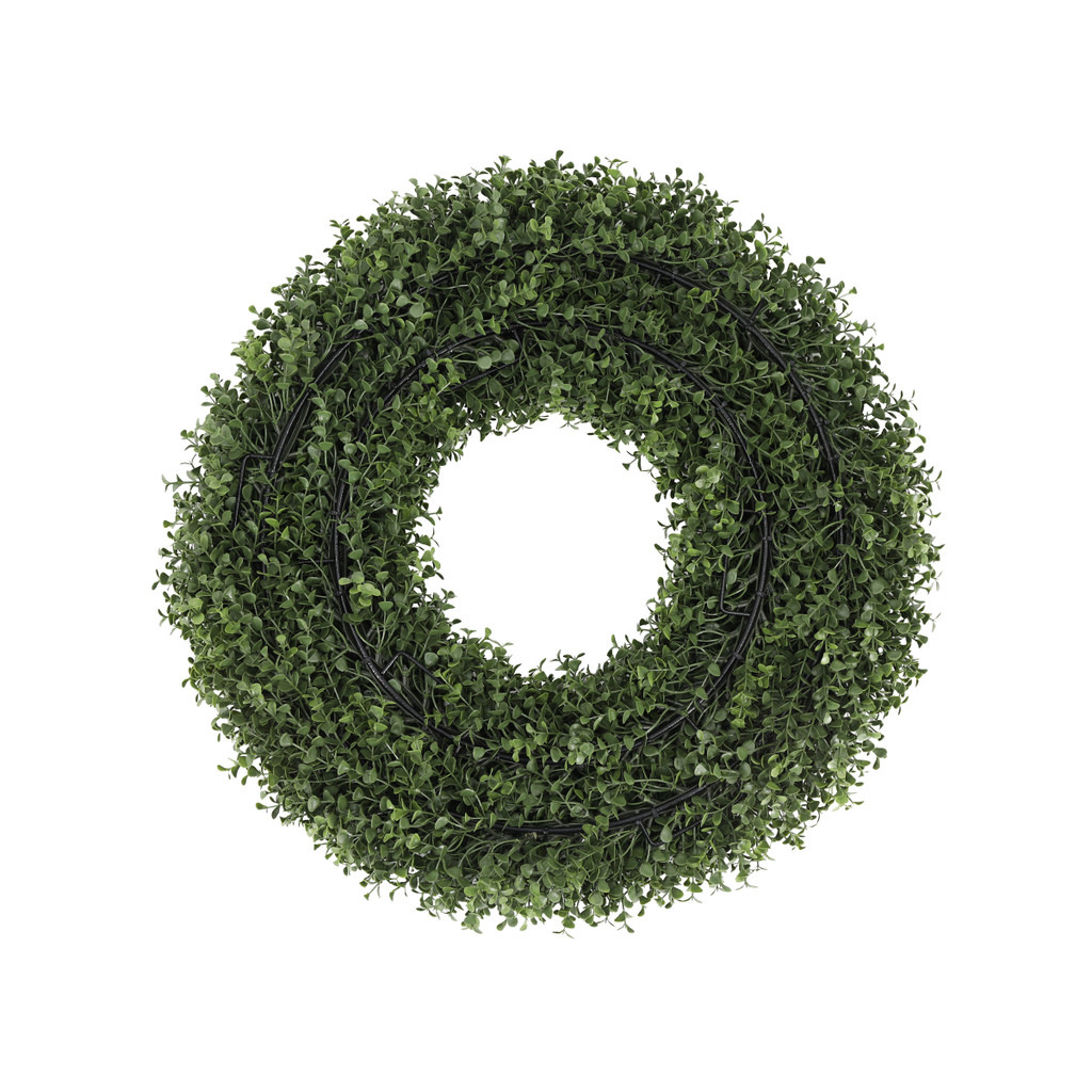 Boxwood Wreath Everlux UV Grand 23 Inch