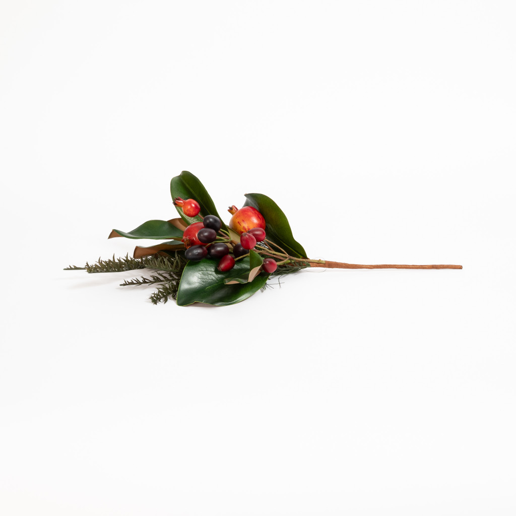 Magnolia Festive Holiday Pick 20 Inch