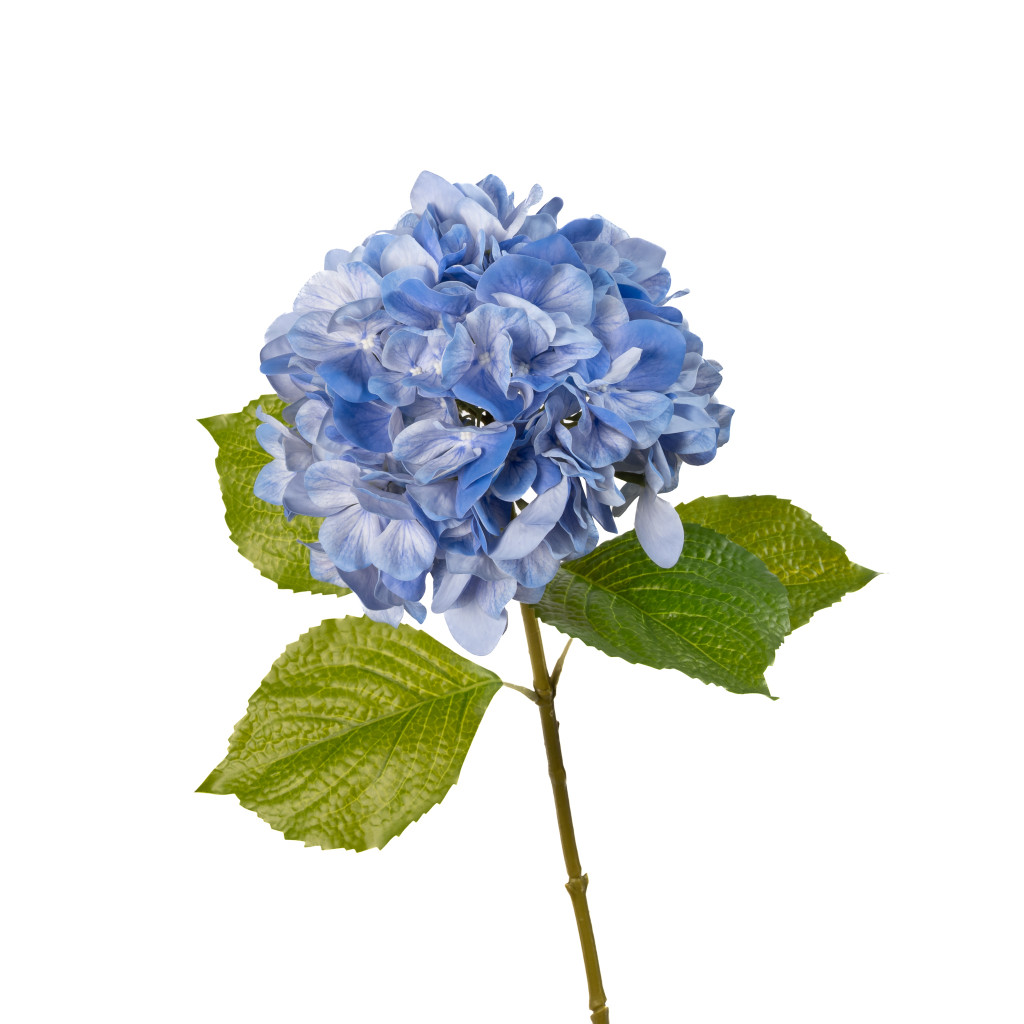 Garden Hydrangea Stem Periwinkle Real Touch 24 Inch