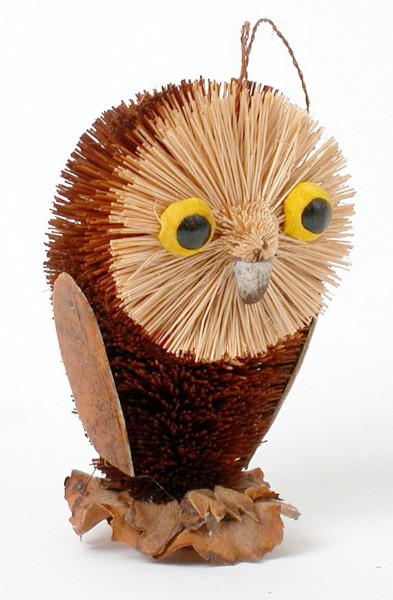 HANDMADE ORNAMENT - OWL - 4"