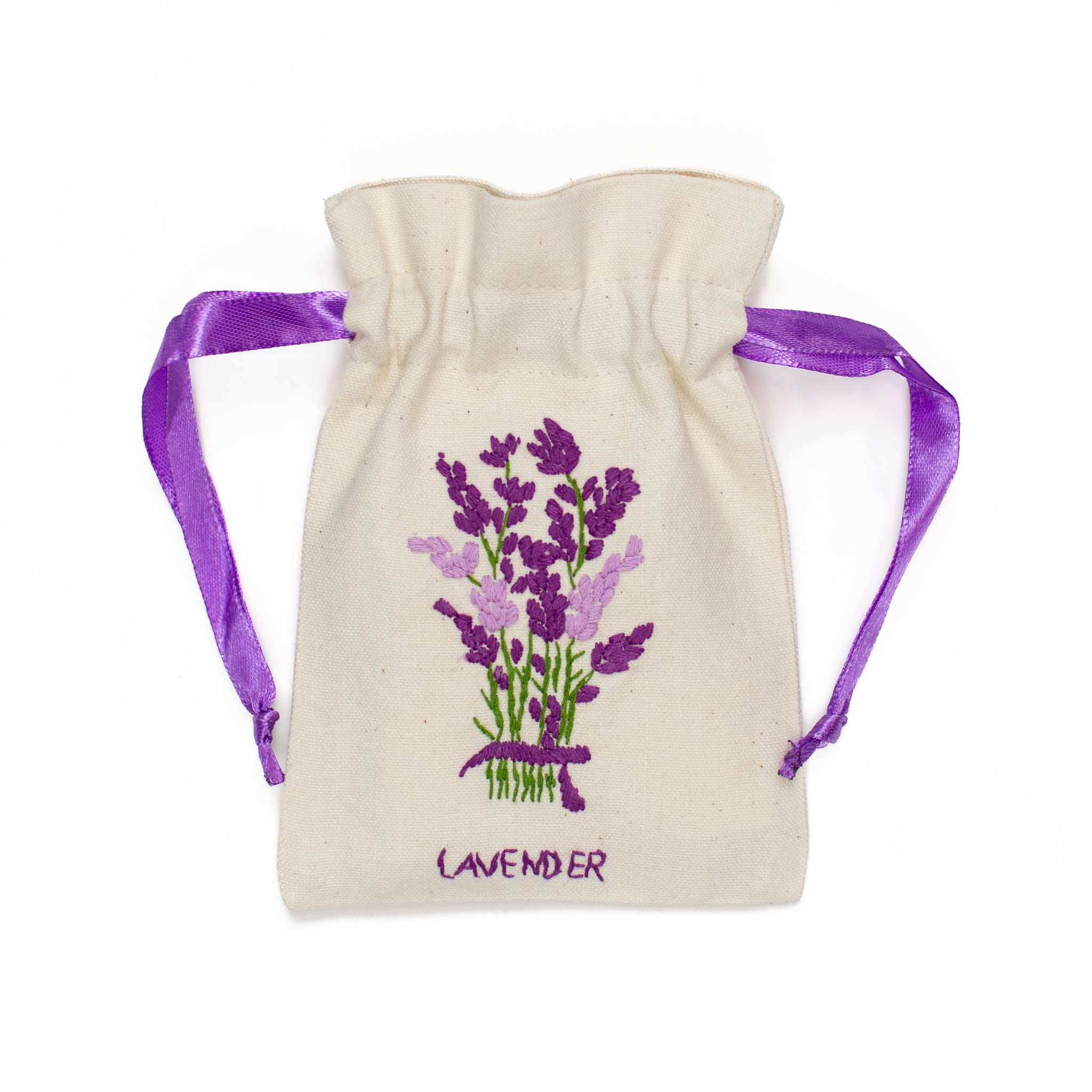 バッグ Lavender LAVENDER SACHET BAG - ECRU - 4 INCH x 6 INCH - Mills Floral Company