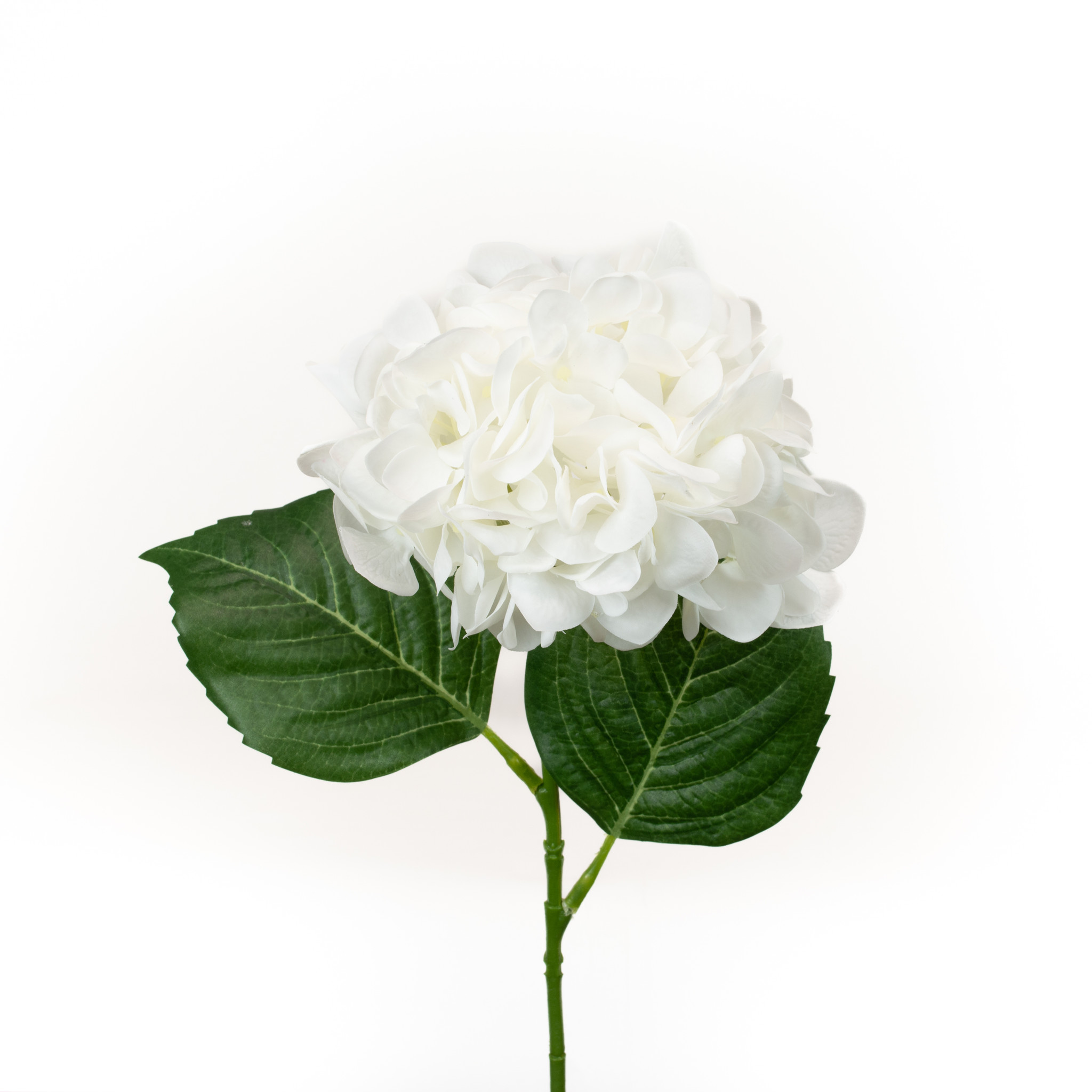 White Real Touch Hydrangea Pick