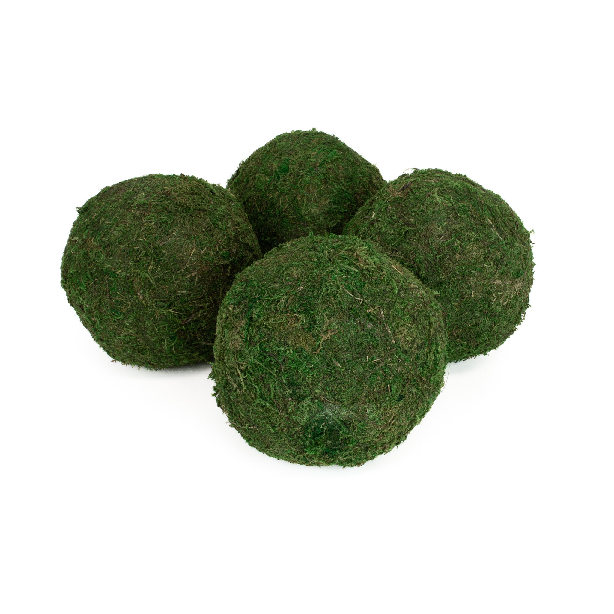 GREEN SHEET MOSS BALLS - 6 INCH