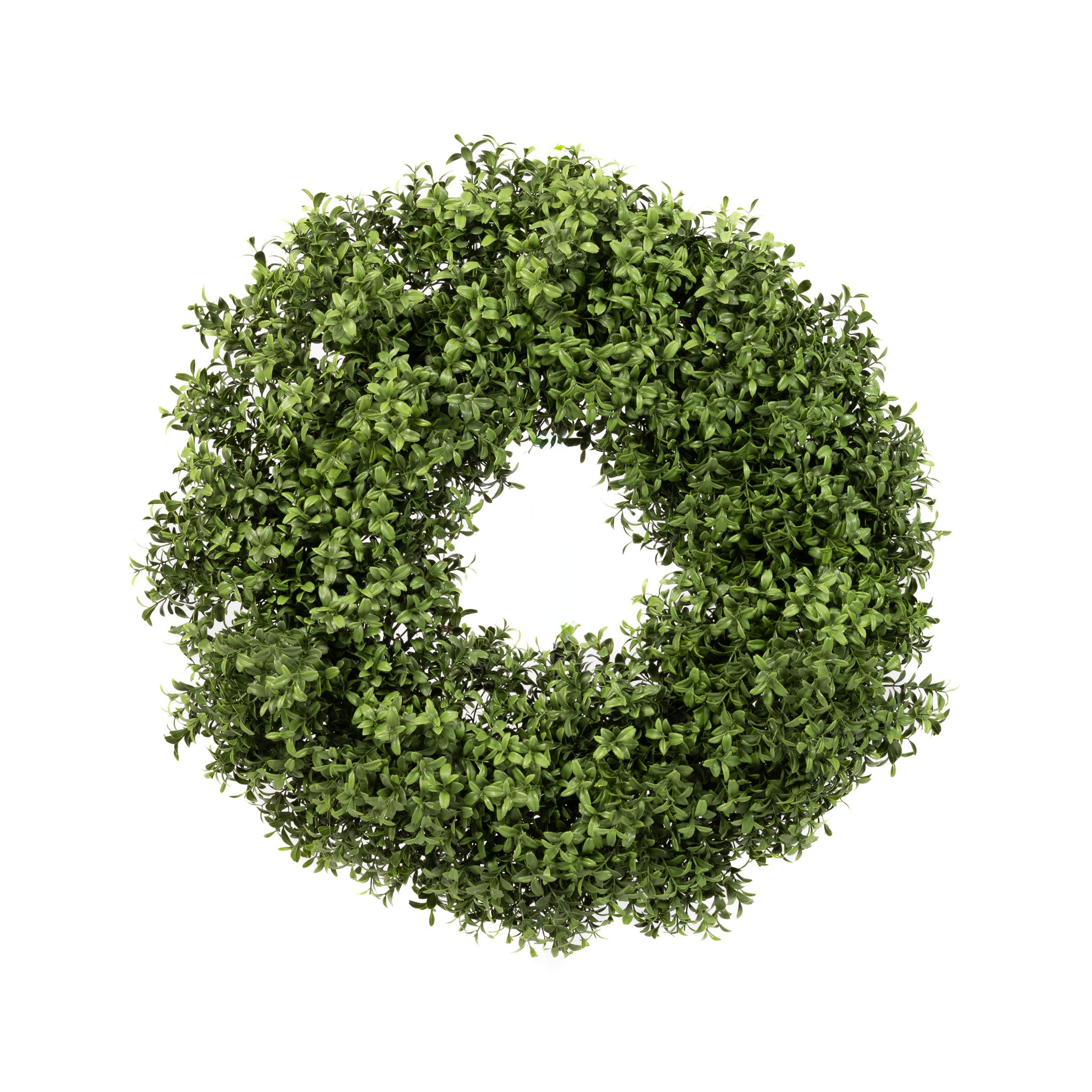 OUTDOOR UV BOXWOOD WREATH - 22 INCH - Mills Floral Company