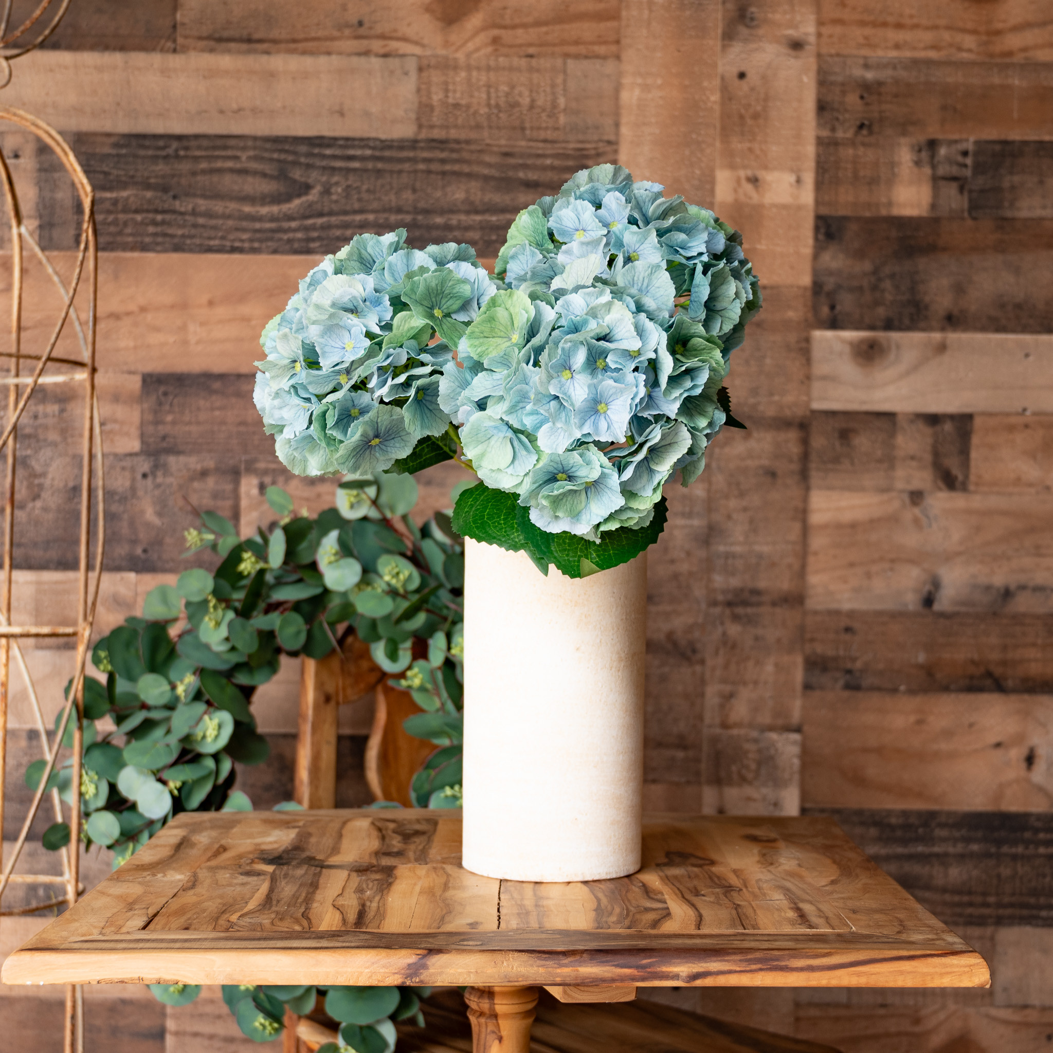 Hydrangea Real Touch Green Mist 20