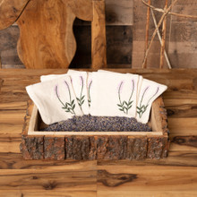 LAVENDER SACHET BAG - ECRU - 4 INCH x 4 INCH