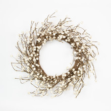 TALLOW BERRY WREATH - 22 INCH