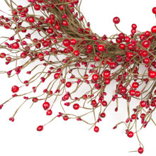 BERRY & PIP RED WREATH - 22 INCH