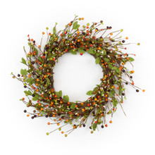 BERRY & PIP TUSCAN WREATH - 22 INCH