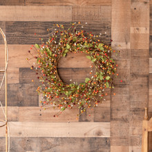 BERRY & PIP TUSCAN WREATH - 22 INCH