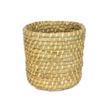 SEAGRASS ROUND TALL BASKET - SMALL - 13 X 11"