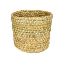 SEAGRASS ROUND TALL BASKET - LARGE - 15.5 X 13"