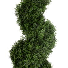 UV CYPRESS SPIRAL 48 INCH TOPIARY