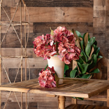 Hydrangea Real Touch Terra Cotta 14"