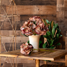 REAL TOUCH HYDRANGEA - GOLD HONEY - 6 INCH X 14 INCH