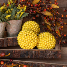 BERRY BALL - GOLDEN - 4 INCH