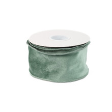 VELVET RIBBON 2.5" X 10 YD - CELADON