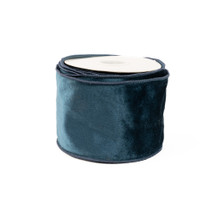 VELVET RIBBON 4" X 10 YD - MARINE BLUE