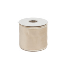 VELVET RIBBON 4" X 10 YD - LINEN