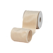 VELVET RIBBON 4" X 10 YD - LINEN