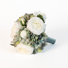 WHITE ROSE & HYDRANGEA MIST BOUQUET