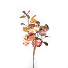 OMBRE LEAF SPRAY - BROWN AND GOLD - 30 INCH