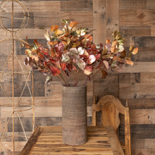 OMBRE LEAF SPRAY - BROWN AND GOLD - 30 INCH