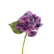 REAL TOUCH HYDRANGEA  - VIOLET - 14 INCH