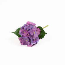 REAL TOUCH HYDRANGEA  - VIOLET - 14 INCH