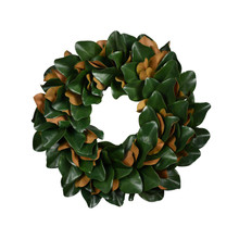 MAGNOLIA LEAF WREATH - 27 INCH 