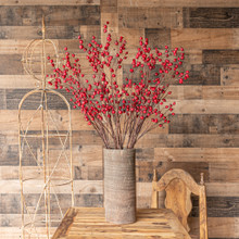 ROSE HIP BRANCH 34 INCH SCARLET