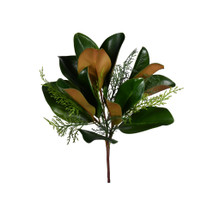 MAGNOLIA EVERGREEN LEAF SPRAY - 16 INCH