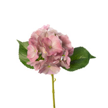 REAL TOUCH HYDRANGEA 14 INCH DUSTY MAUVE